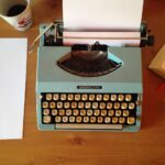 Typewriter, purchased for library staff use in 1969